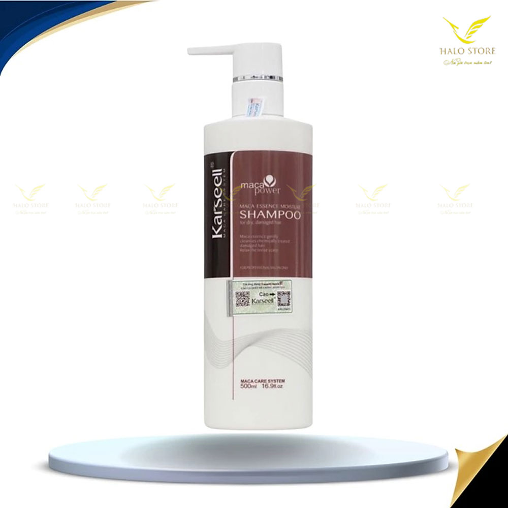 [+Tặng mũ trùm] Combo gội ủ Collagen Karseell Maca siêu mượt cho tóc khô hư tổn 500ml