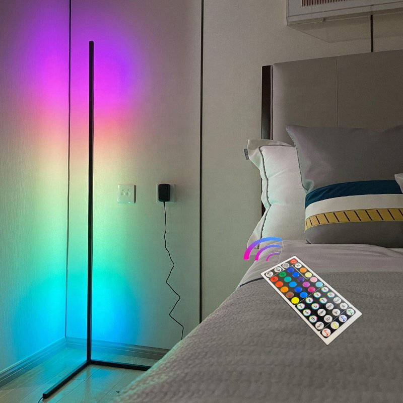 Đèn Góc Tường Corner Light RGB Led Dài 1.2M - Cảm biến nháy theo nhạc cực đẹp - Kèm remote 44 nút (20 màu, nhiều chế độ nháy đèn) - Trang Trí Phòng Khách, Phòng Ngủ, Phòng Game