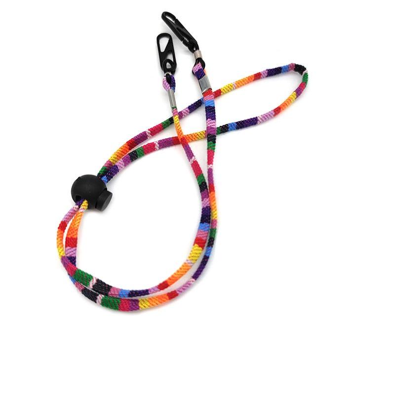 XiaoboACC Bohemian Multi-Functional Colorful Mask Lanyard