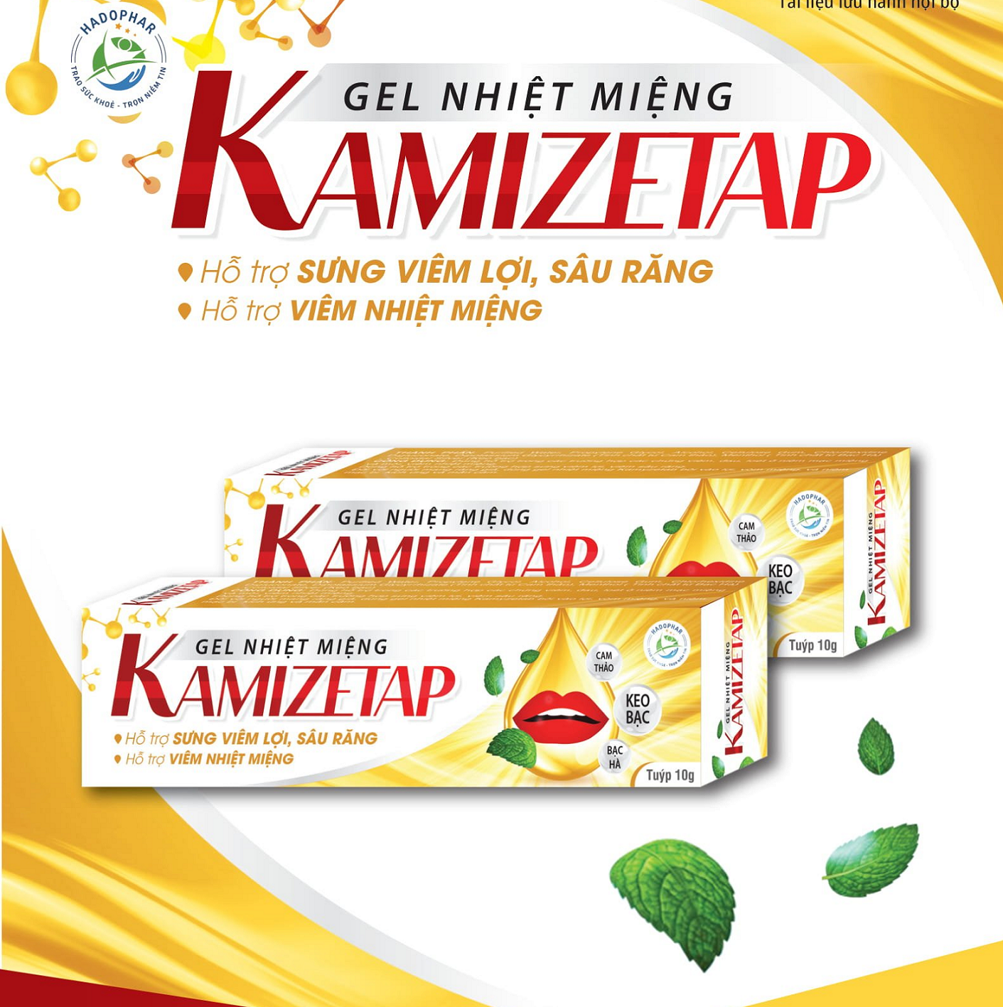 Tuýp Bôi Nhiệt Miệng Kamizetap – Giúp Nhanh Lành Vết Nhiệt Miệng – Giảm Sưng Đau – Kamistad Tuýp 10 Gam