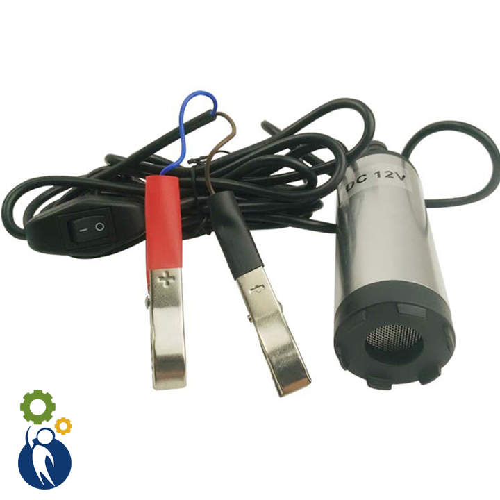 Máy Bơm Chìm Bơm Dầu Bơm Nước Mini Phi 38mm - 24V