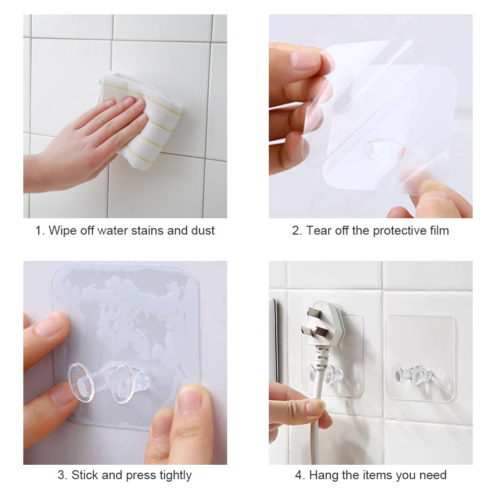 Móc dán tường chắc chắn có độ bám cao