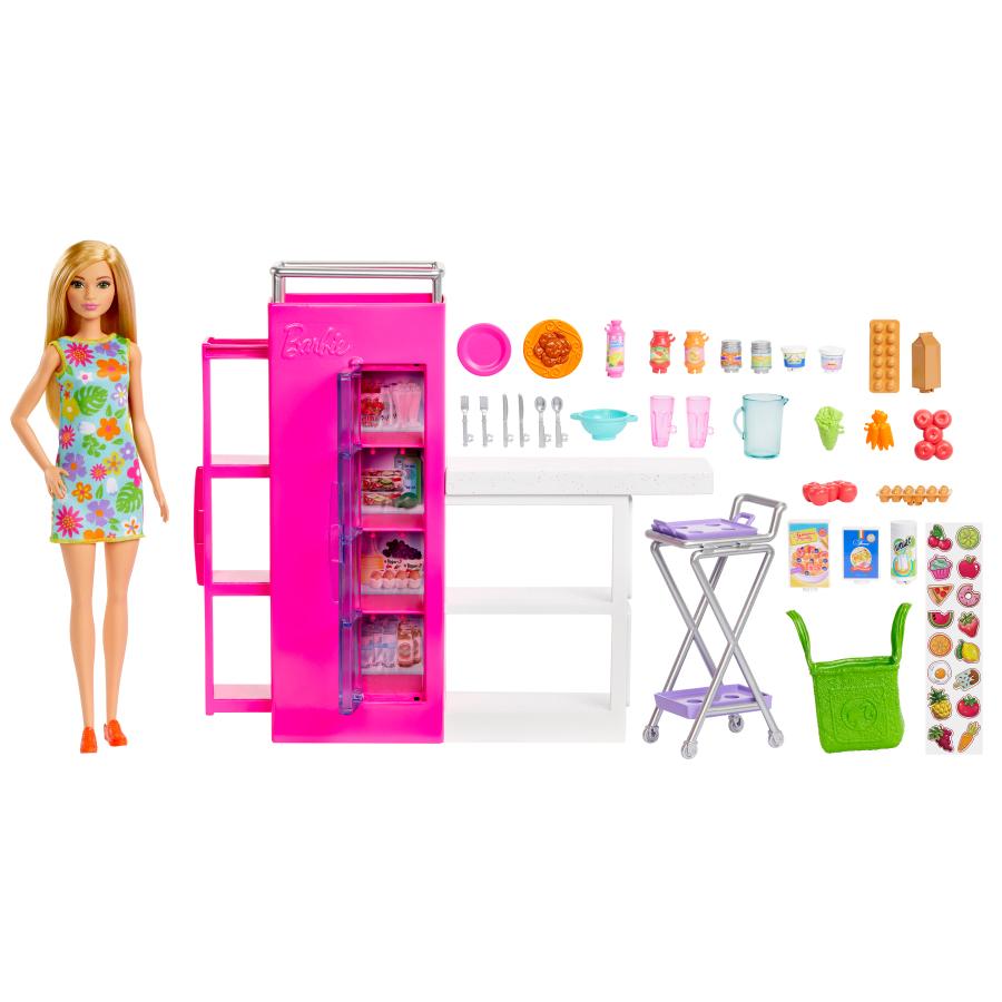 Đồ Chơi Barbie Và Phòng Pantry Thư Giãn Mơ Ước Cho Bé BARBIE HJV38