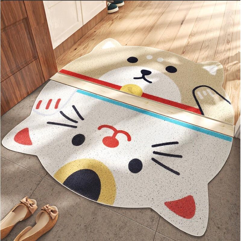THẢM LAU CHÂN PVC CHÓ MÈO