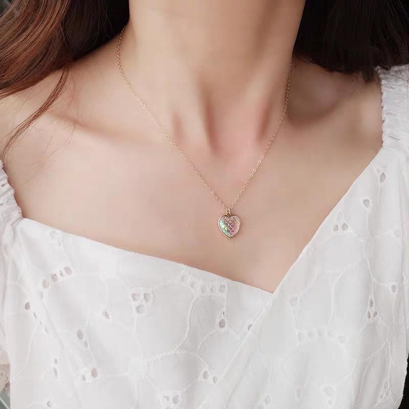 Dây chuyền tim sequin