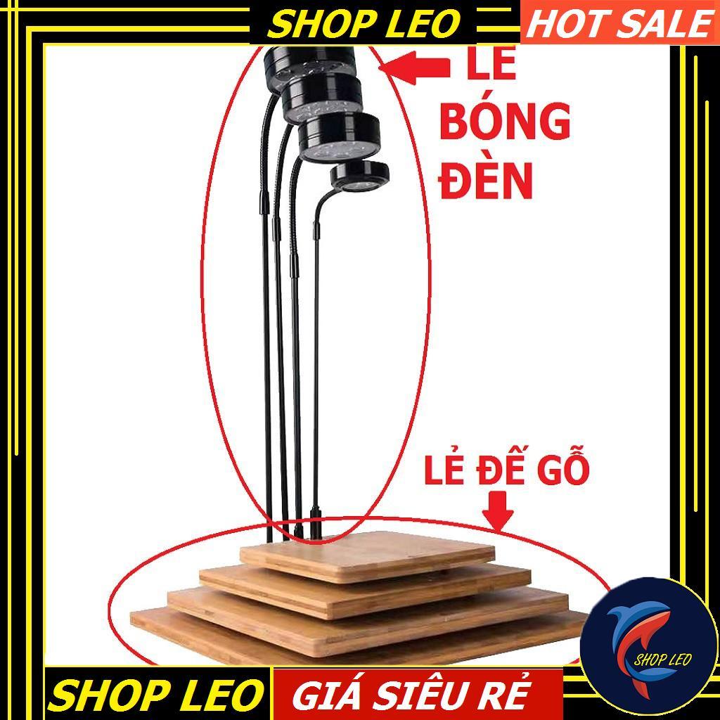 Đèn Led đế gỗ BamBoo 9W - đèn kệ gỗ - Phụ kiện cá cảnh - shopleo
