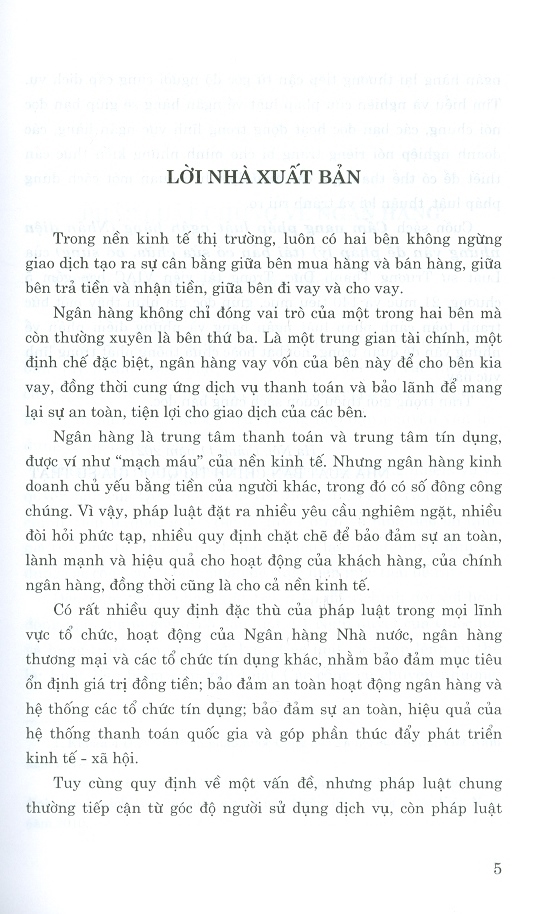 Cẩm Nang Pháp Luật Ngân Hàng (Nhận diện những vấn đề pháp lý) (Tái bản có sửa chữa, bổ sung)