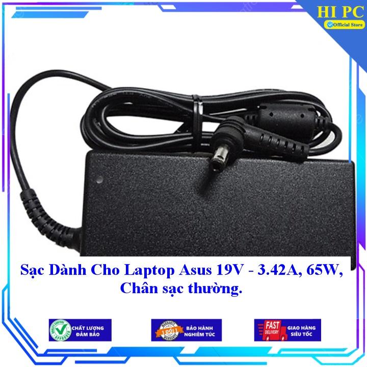 Sạc Dành Cho Laptop Asus 19V - 3.42A, 65W Chân sạc thường - Hàng Nhập khẩu
