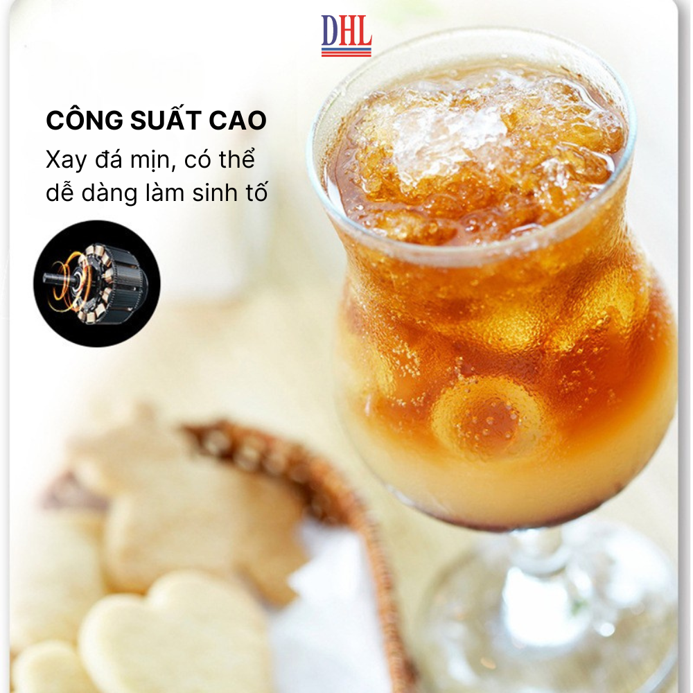 Máy xay công nghiệp, máy xay sinh tố đa năng Mitomo KD-1800, chuyên dụng cho kinh doanh - BH 3 năm hàng chính hãng