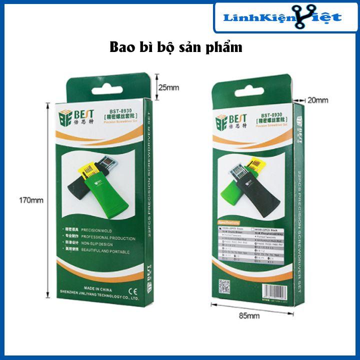 Bộ dụng cụ Best-8930B gồm 22 chi tiết sửa chữa đa năng