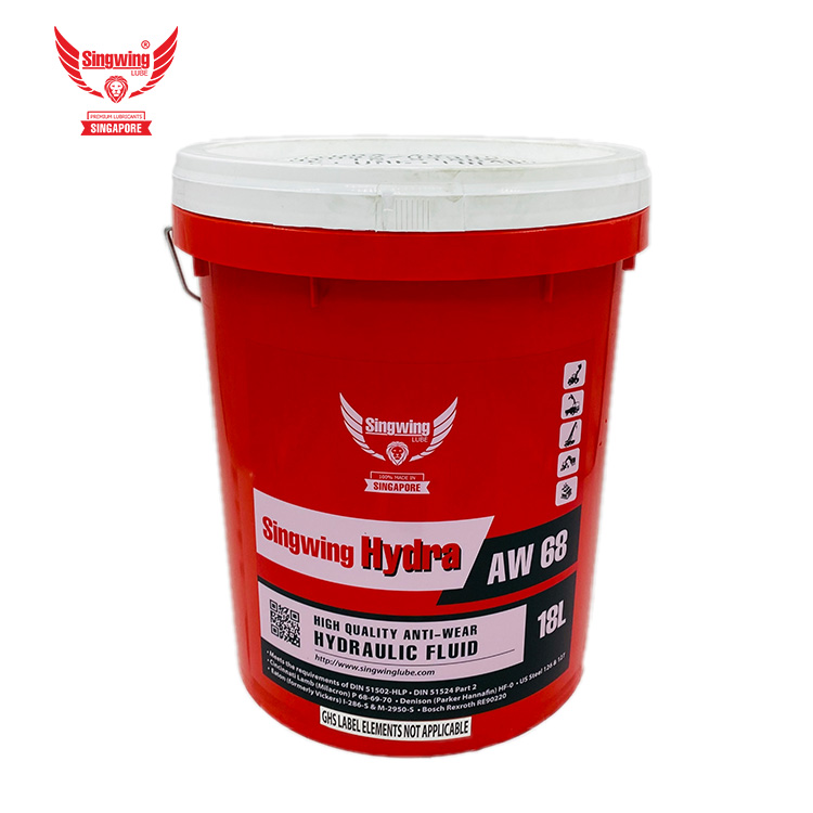 Dầu nhớt thủy lực Singwing Hydra AW68 18L nhập khẩu từ Singapore