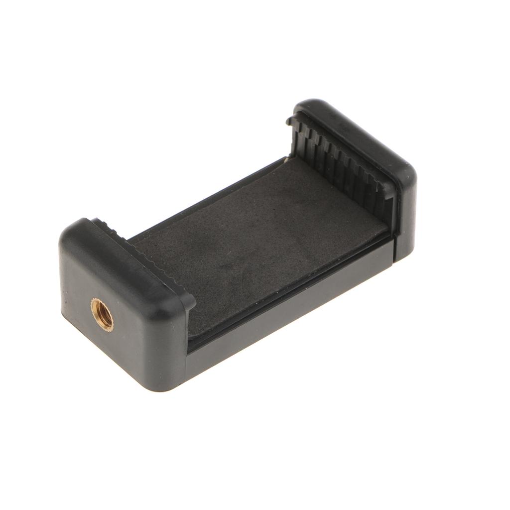 Bike Handlebar Mount Clamp Adapter With Phone Clip For Go Pro Smartphone