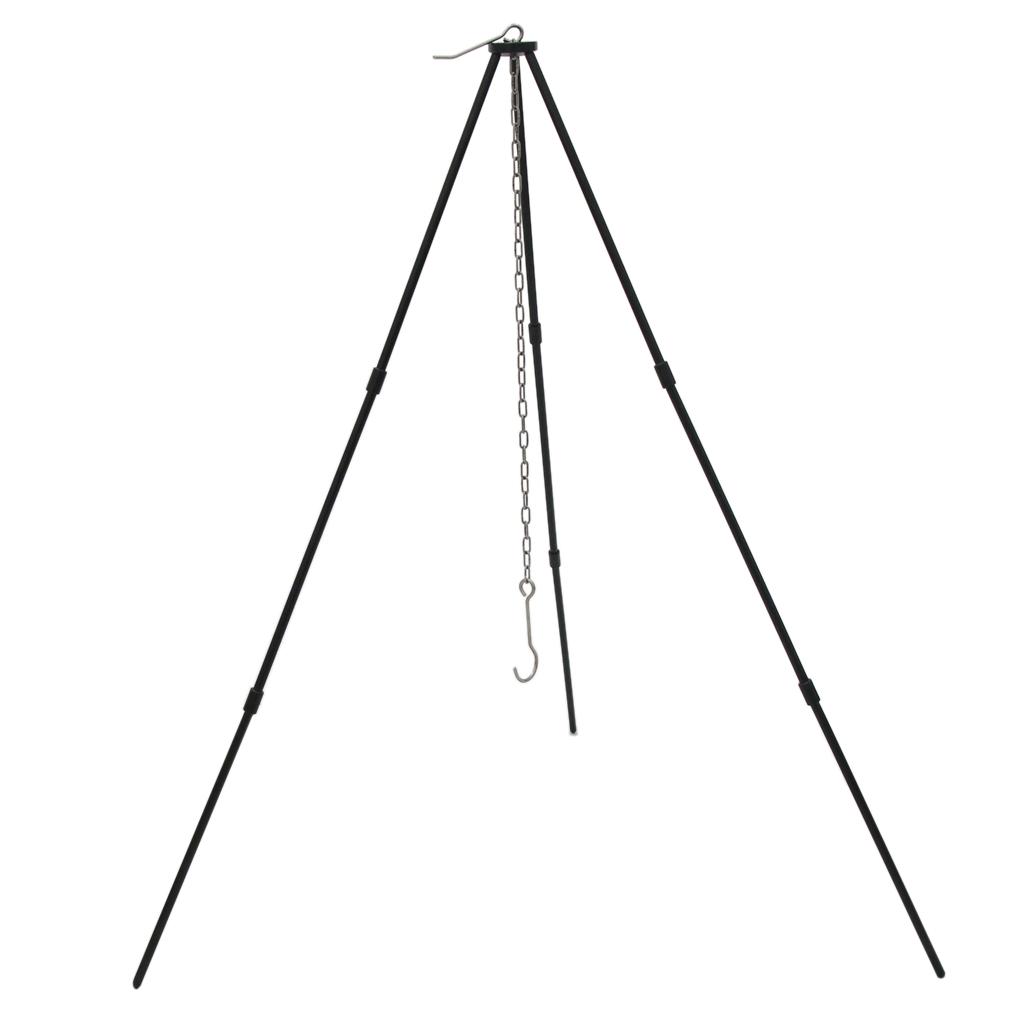 Camping Picnic Cooking Tripod Hanging Portable Campfire Pot Pan Grill Stand