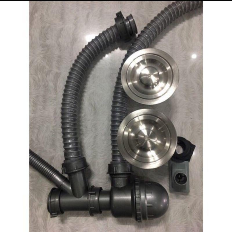 Bộ xã bồn rữa chén 2 hộc