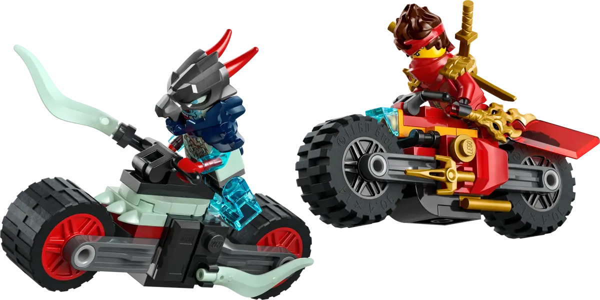 Đồ Chơi Lắp Ráp Bộ Đôi Xe Đua Tốc Độ Của Kai - Lego Ninjago 71838 (79 Mảnh Ghép)