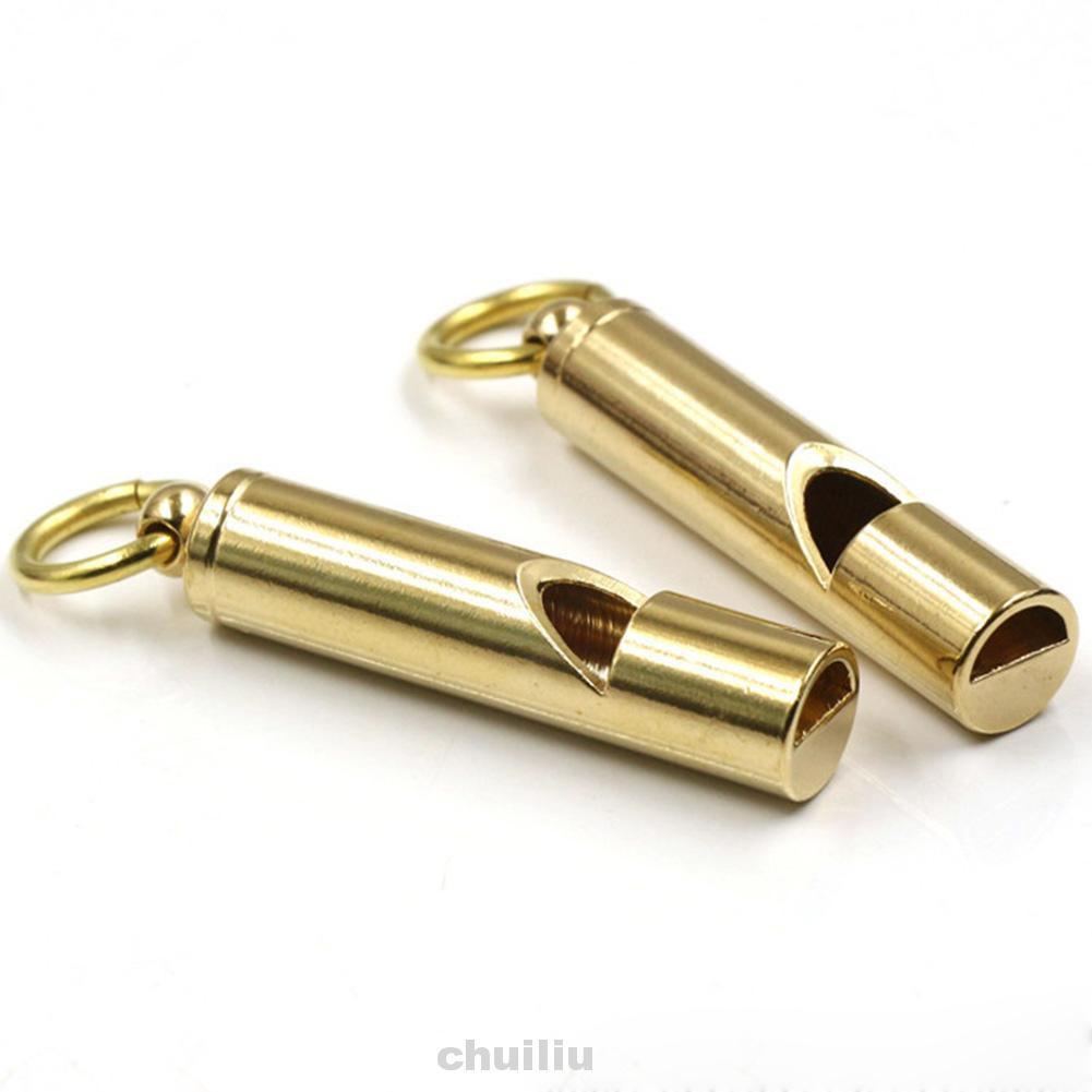 Còi Thổi Mini Đa Năng Bằng Đồng Thau