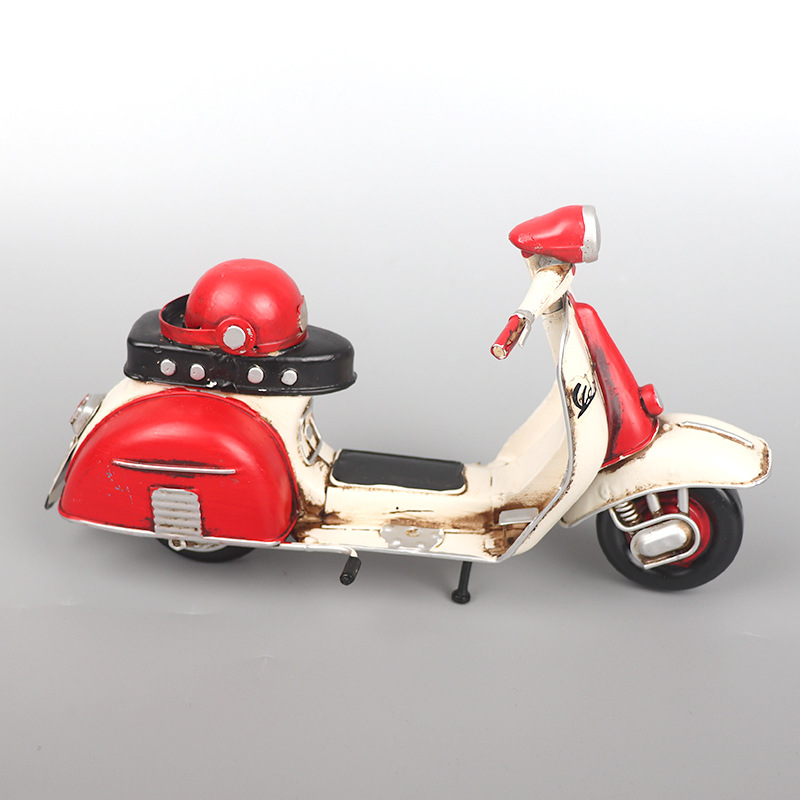 Mô Hình Xe Vespa Vintage - Mô Hình Thủ Công - Quà Tặng - Décor Home - Décor Quán Cafe