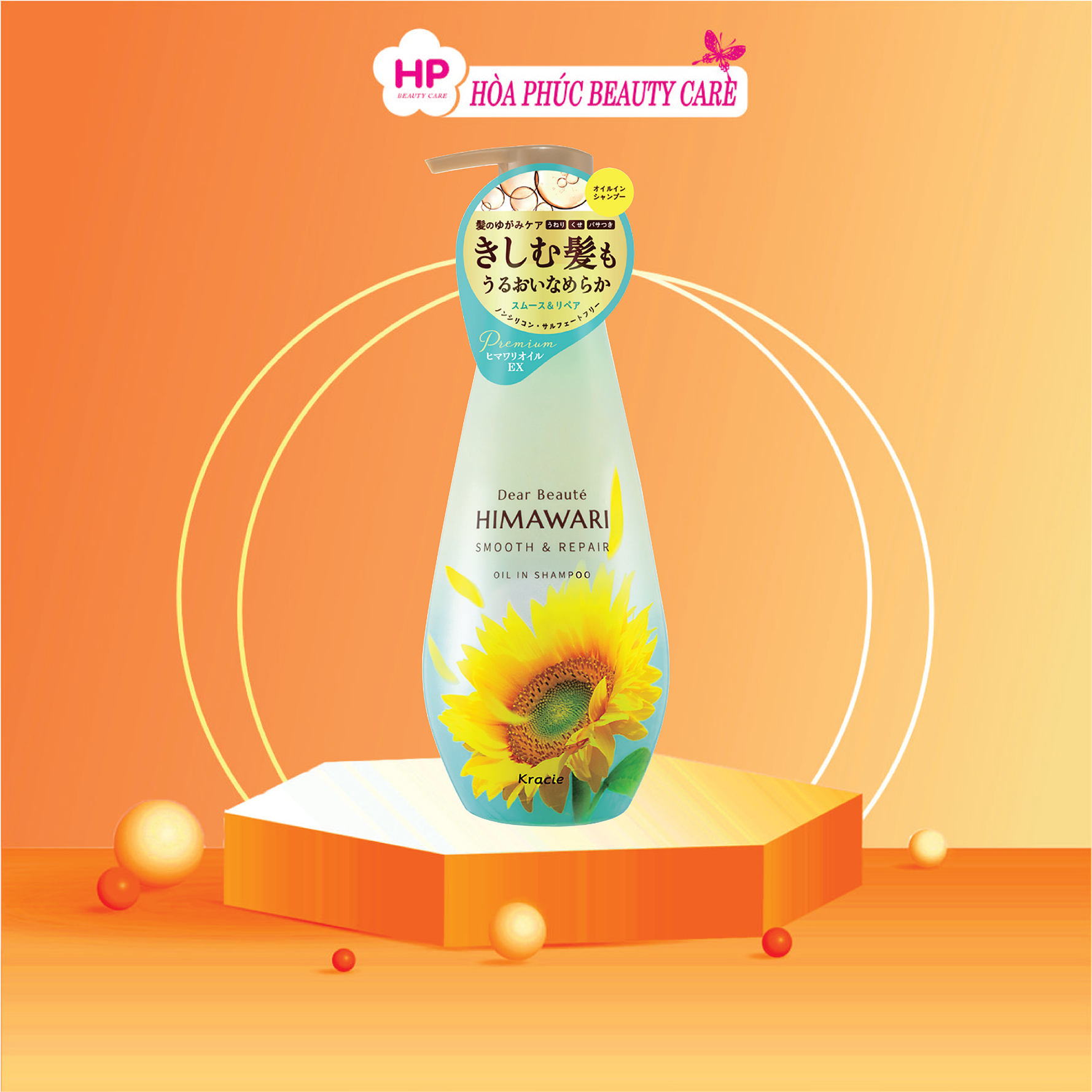 Dầu Gội Đầu Himawari – Phục Hồi Tóc Khô Xơ Chẻ Ngọn