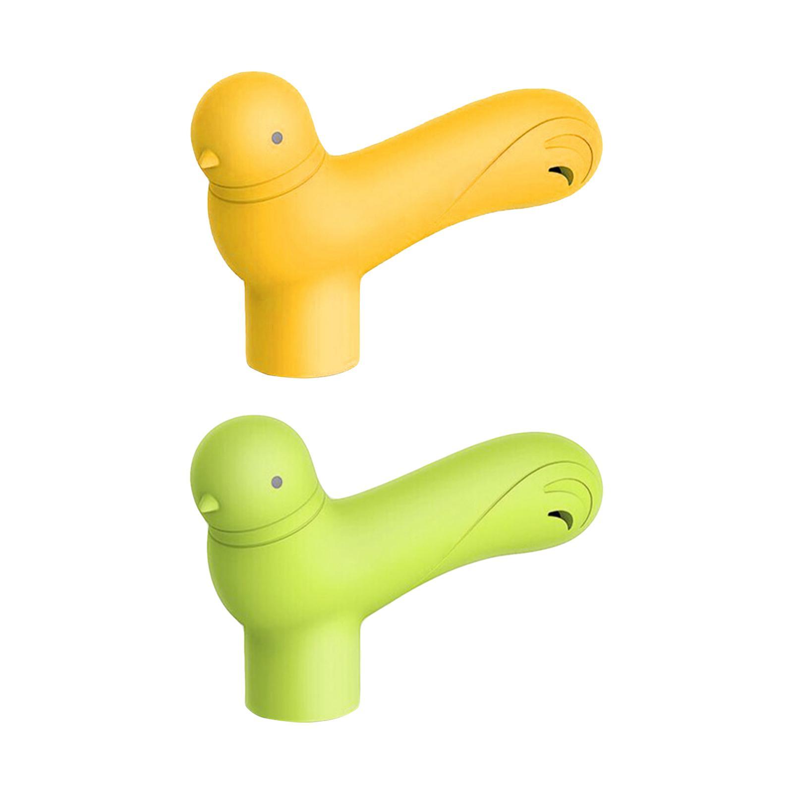 Door Cover Handle Protective Cover, Silicone Noiseless Door Knob Cover Doorknob Cover for Kids Children School Kindergarten Baby