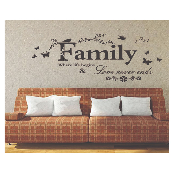 Decal Dán Tường Mỹ Chữ 4 PK385
