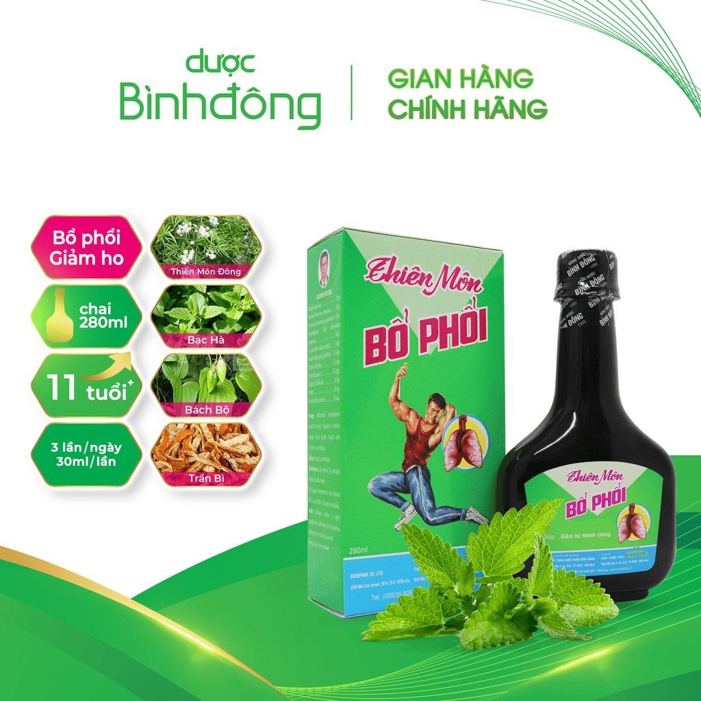 Thiên Môn Bổ Phổi Bình Đông – Giảm ho, bổ phổi, Chai 280ml