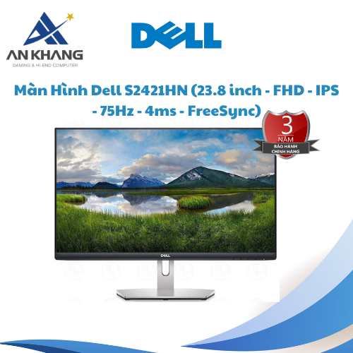 Màn Hình Dell S2421HN (23.8 inch - FHD - IPS - 75Hz - 4ms - FreeSync) - Hàng Chính Hãng - 36 Tháng Bảo Hành