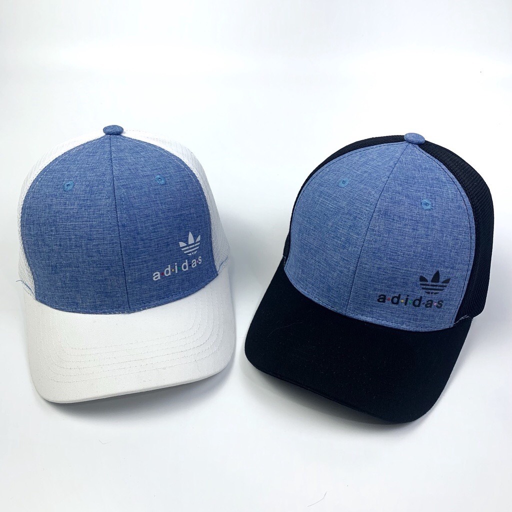 Nón kết phối lưới logo thể thao cao cấp Unisex