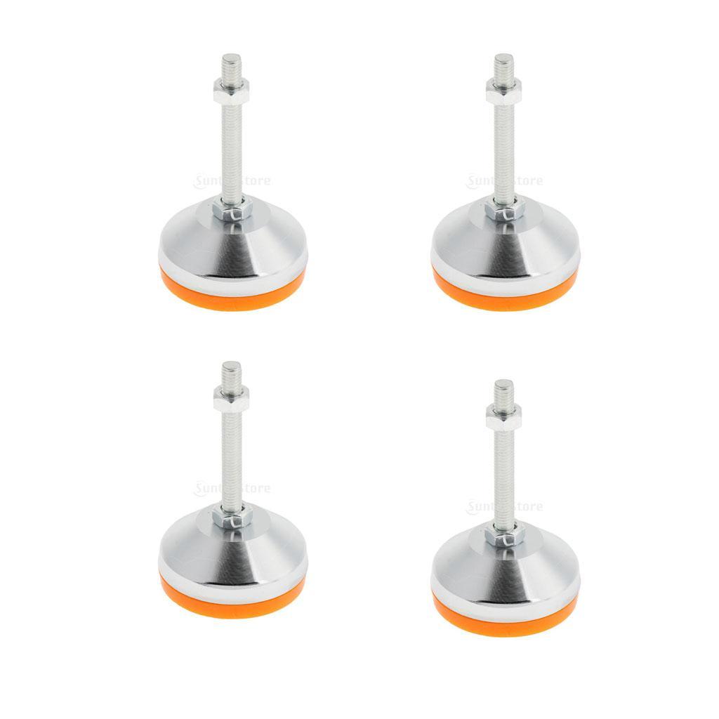 Pack of 4 Adjustable Furniture Support Table Desk Non Slip Leveling Foot Leg