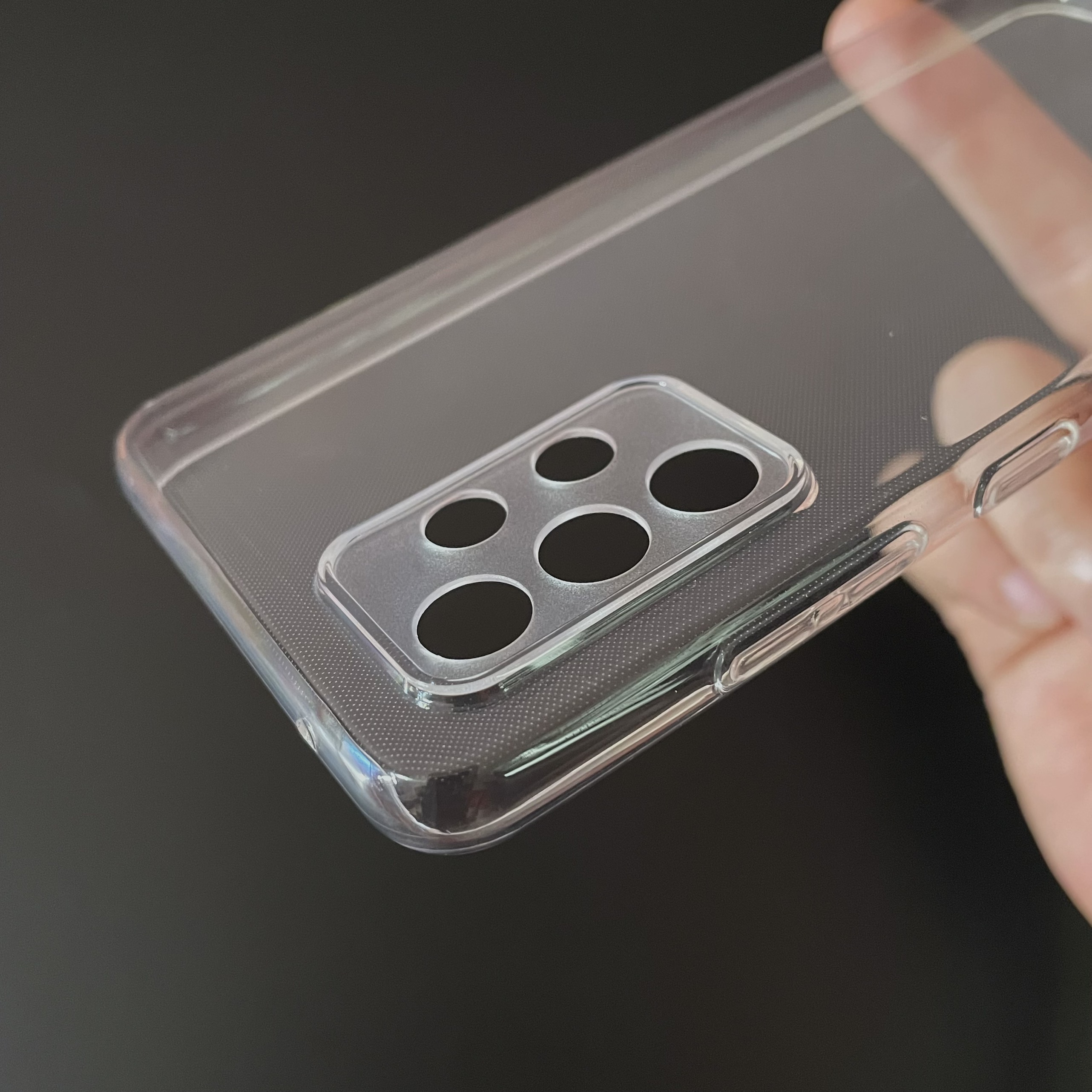 Ốp lưng silicon Gor cho Samsung Galaxy A72 5G siêu mỏng, có gờ bảo vệ camera- Hàng nhập khẩu