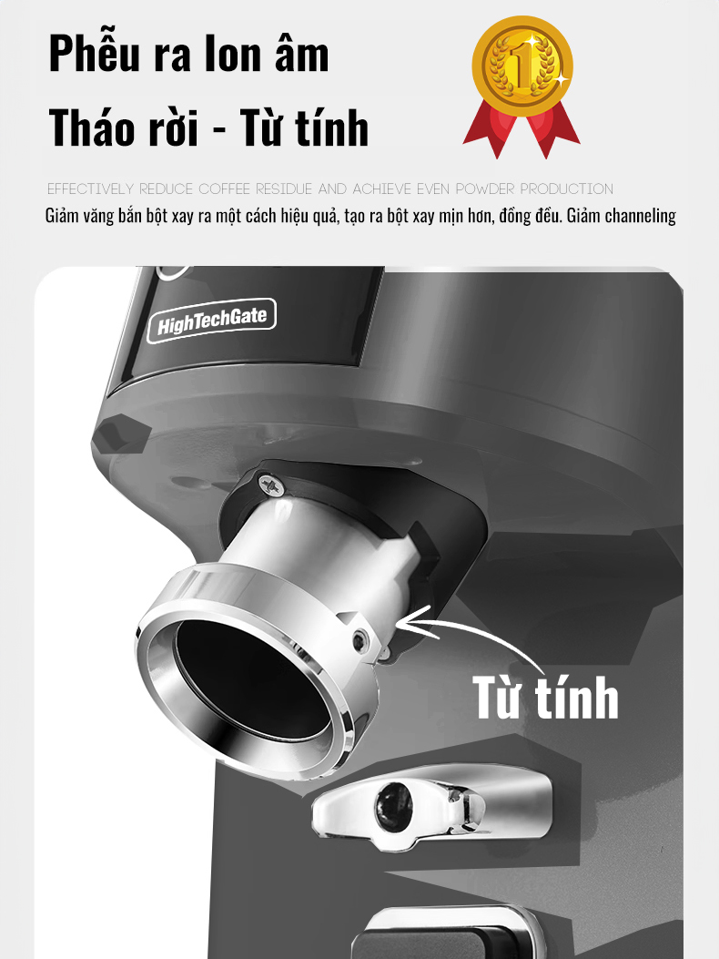 Máy Xay Cà Phê G9A Tự Động 2 Lập Trình, 100 Cấp Xay Cực Mịn, Thương Mại Chuyên Nghiệp, Bản Nâng Cấp, hàng chính hãng