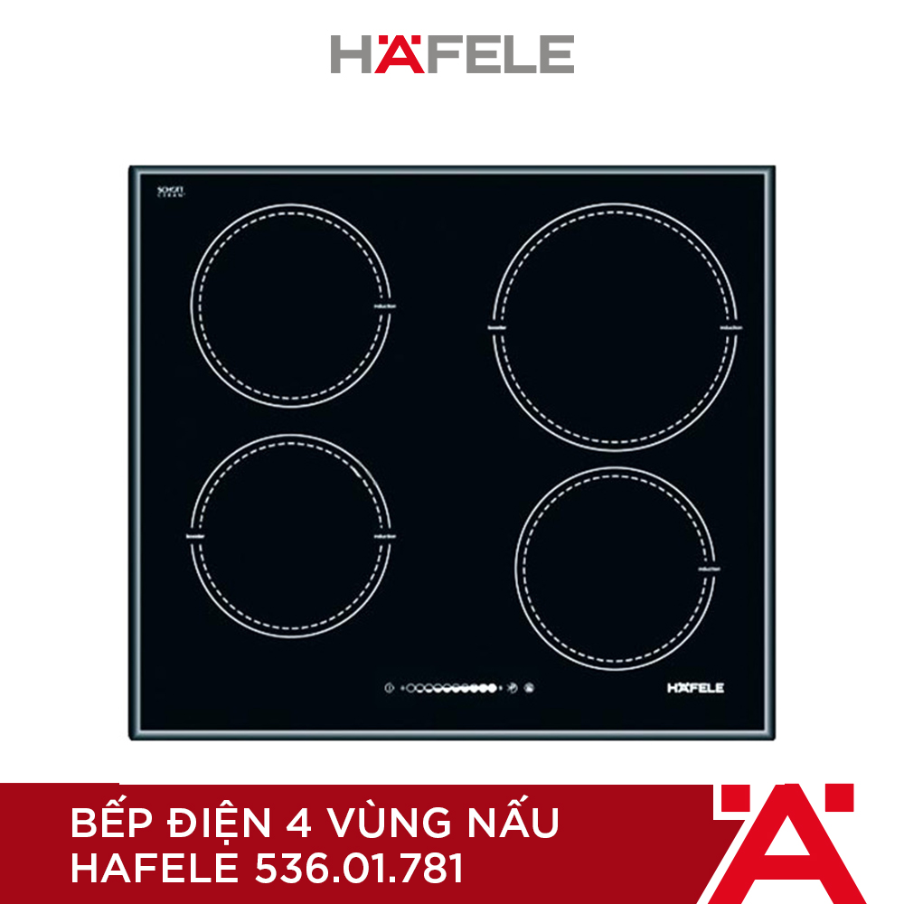 Bếp điện 4 vùng nấu Hafele 536.01.781 (Hàng chính hãng)