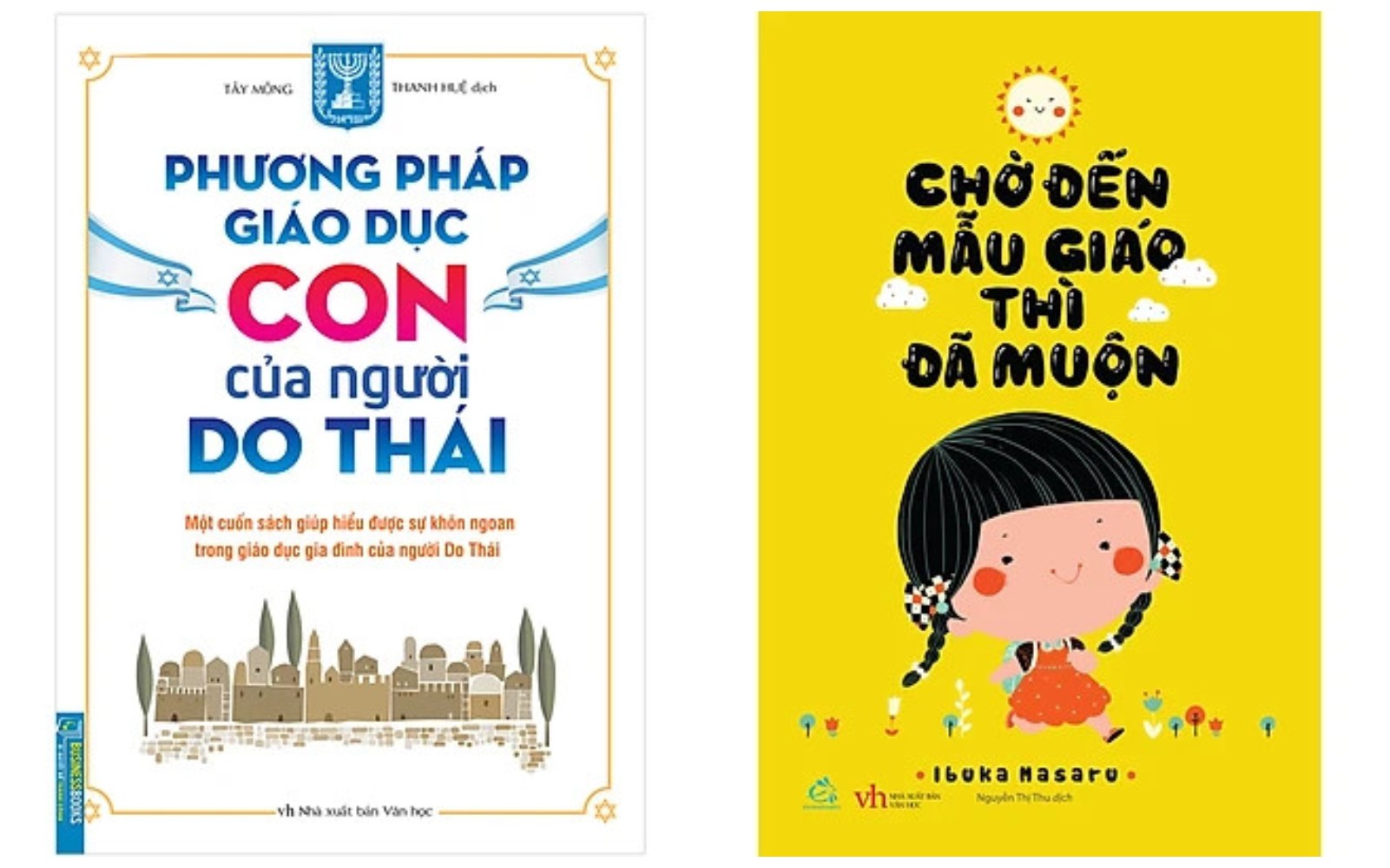 Combo 2Q: Phương Pháp Giáo Dục Con Của Người Do Thái + Chờ Đến Mẫu Giáo Thì Đã Muộn