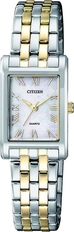 Đồng Hồ Nữ Citizen Dây Thép Không Gỉ EJ6124-53D - Mặt Xà Cừ (22x17.5mm)