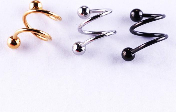 Bông Tai Nam Chất Liệu Thép Titan Không Rỉ TT 1369 - 1 Cặp