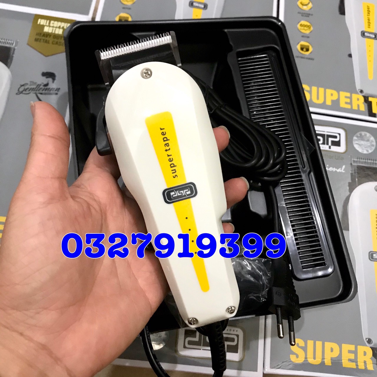 Tông đơ cắt tóc cắm điện DSP 90464 -công suất 10W
