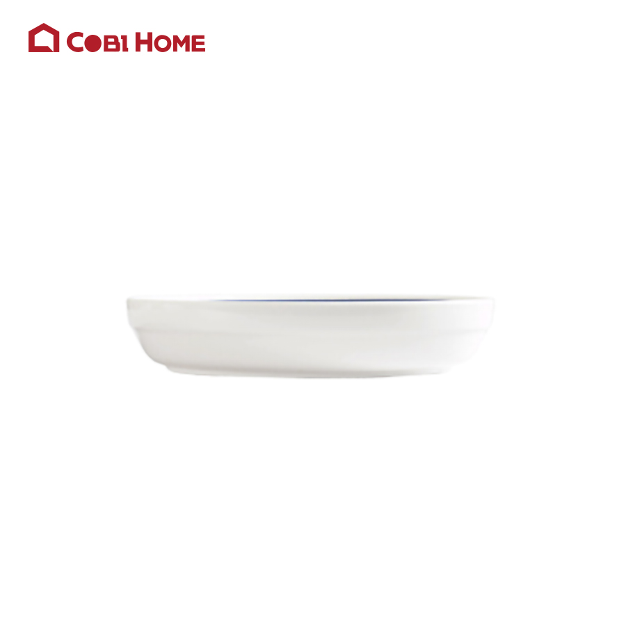 Dĩa oval bằng nhựa Melamine cao cấp 19.1cm