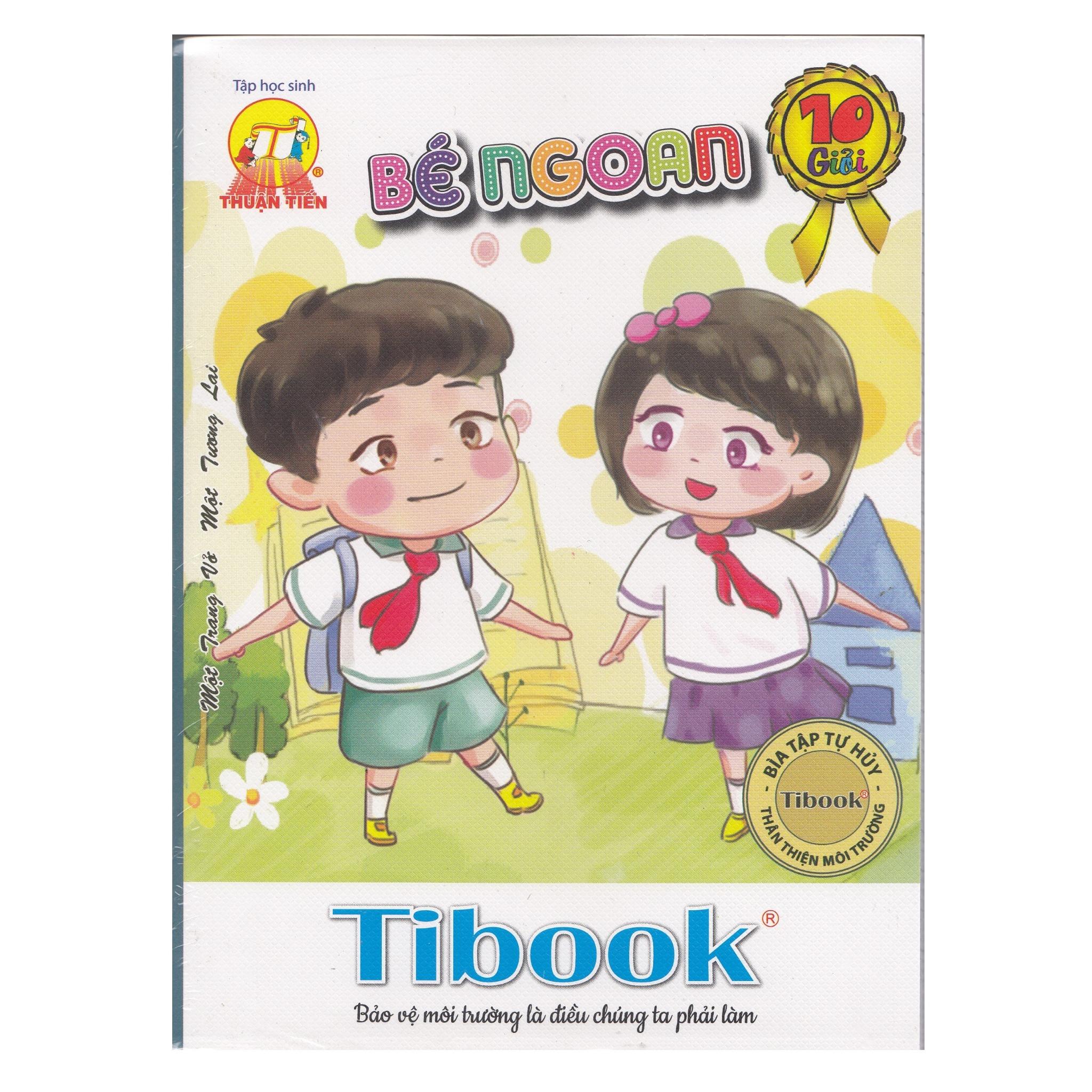 Tập Học Sinh Tân Thuận Tiến 96 Trang - Bé Ngoan - 120gsm - 4 Ô Ly