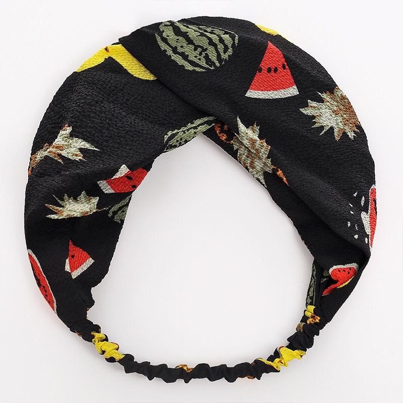 Băng đô nữ turban hoa quả xinh xắn đáng yêu
