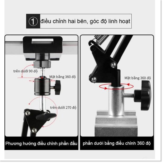 Giá Đỡ có chân kẹp cho  Điện Thoại Máy Tính Bảng