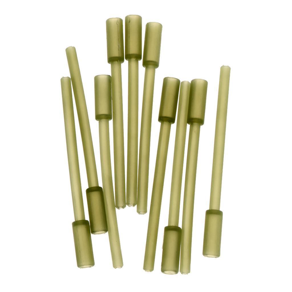 10/20/30pcs Angling Supplies Plastic Inline Carp Coarse Lead Mould Inserts Tubes 60mm