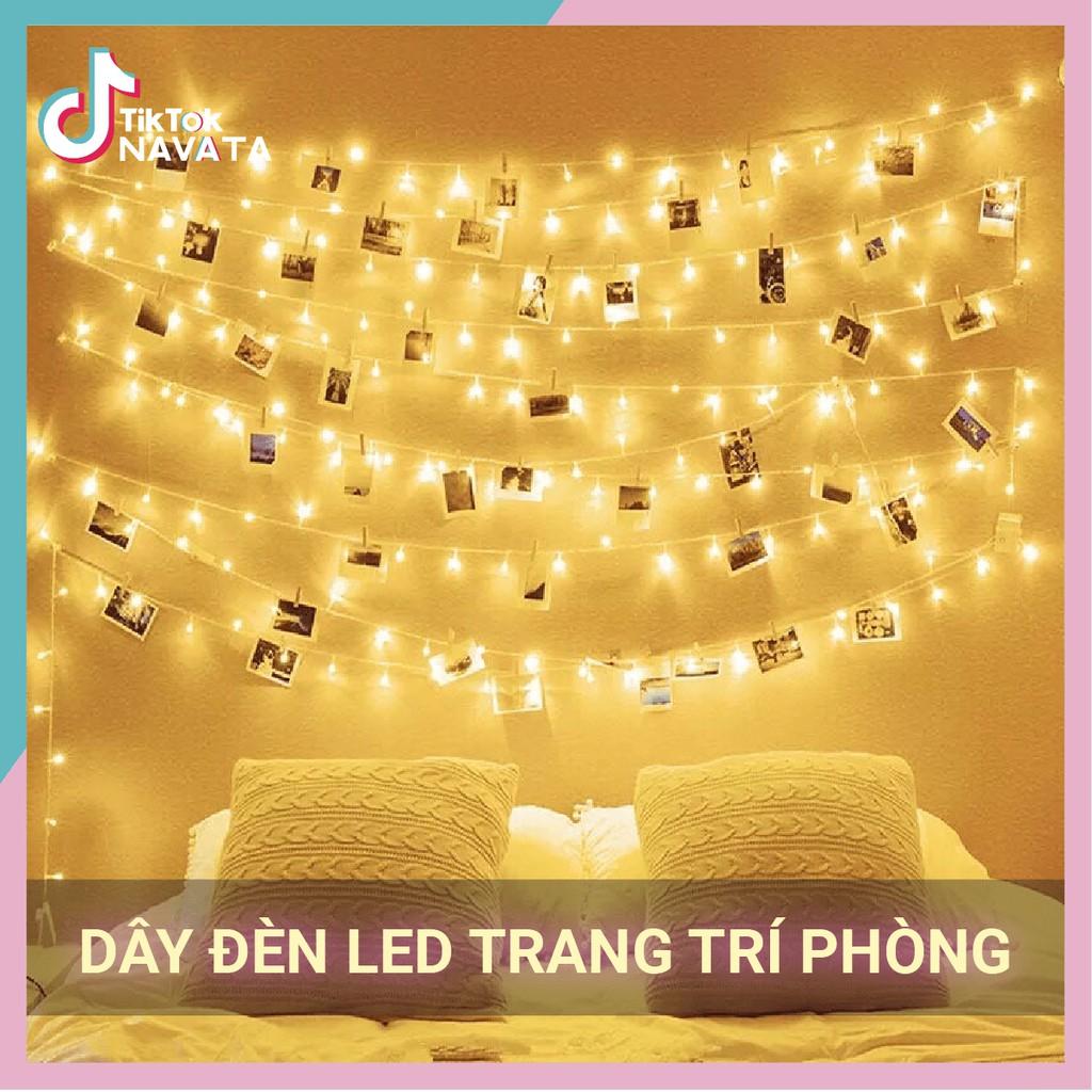 Dây đèn Led đèn trang trí 5m 10m không chớp nháy decor phòng Tiktok Room