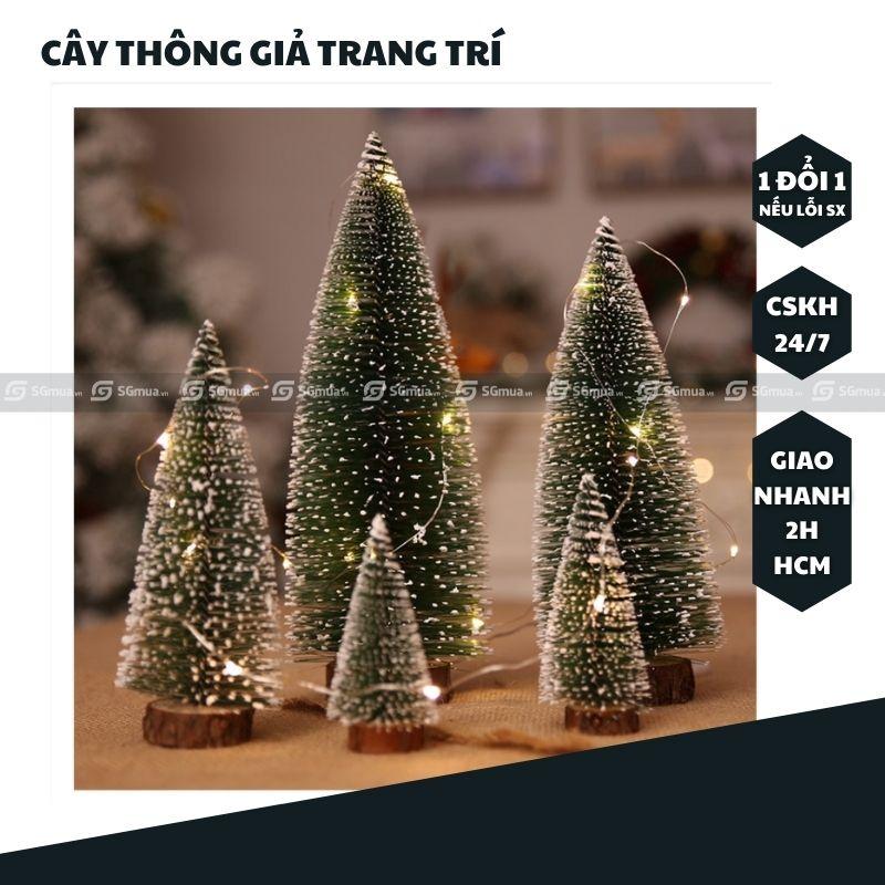 Cây thông giả, mini, trang trí giáng sinh