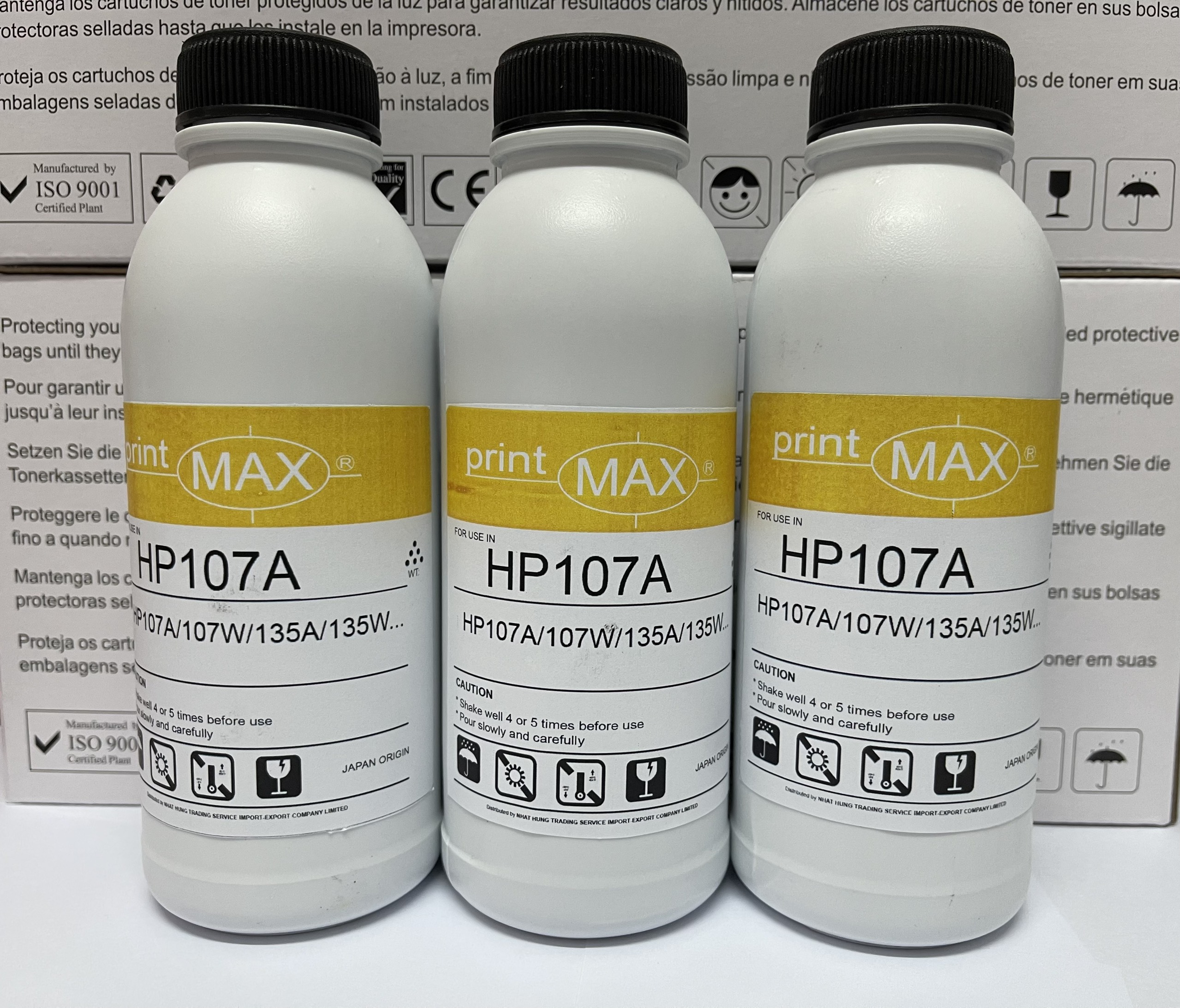 Combo 3 chai mực nạp 107A cho máy in Hp 107A 107w 135A 135w 137fnw ...