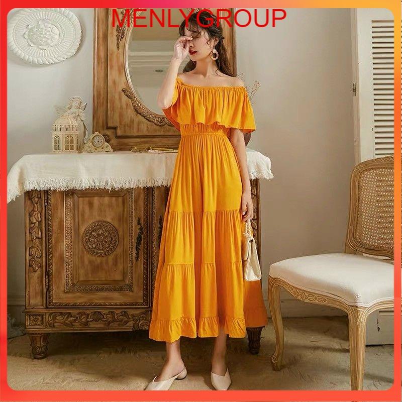 ĐẦM MAXI TRỄ VAI HÀNG NHẬP