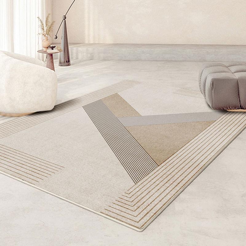 Thảm phòng khách thảm trải bàn trà không trơn trượt Bắc Âu nhẹ nhàng thảm phòng ngủ sang trọng hiện đại tối giản nhà diện tích lớn trong thảm trải sàn sofa.