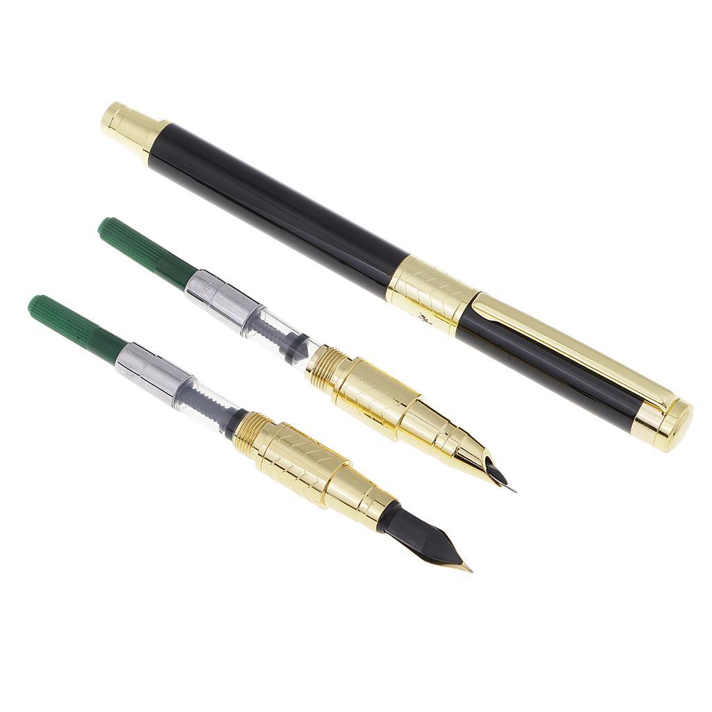 Writing Ink Pen Calligraphic Pen Sign Pen Three Pen Points Pen Stationery