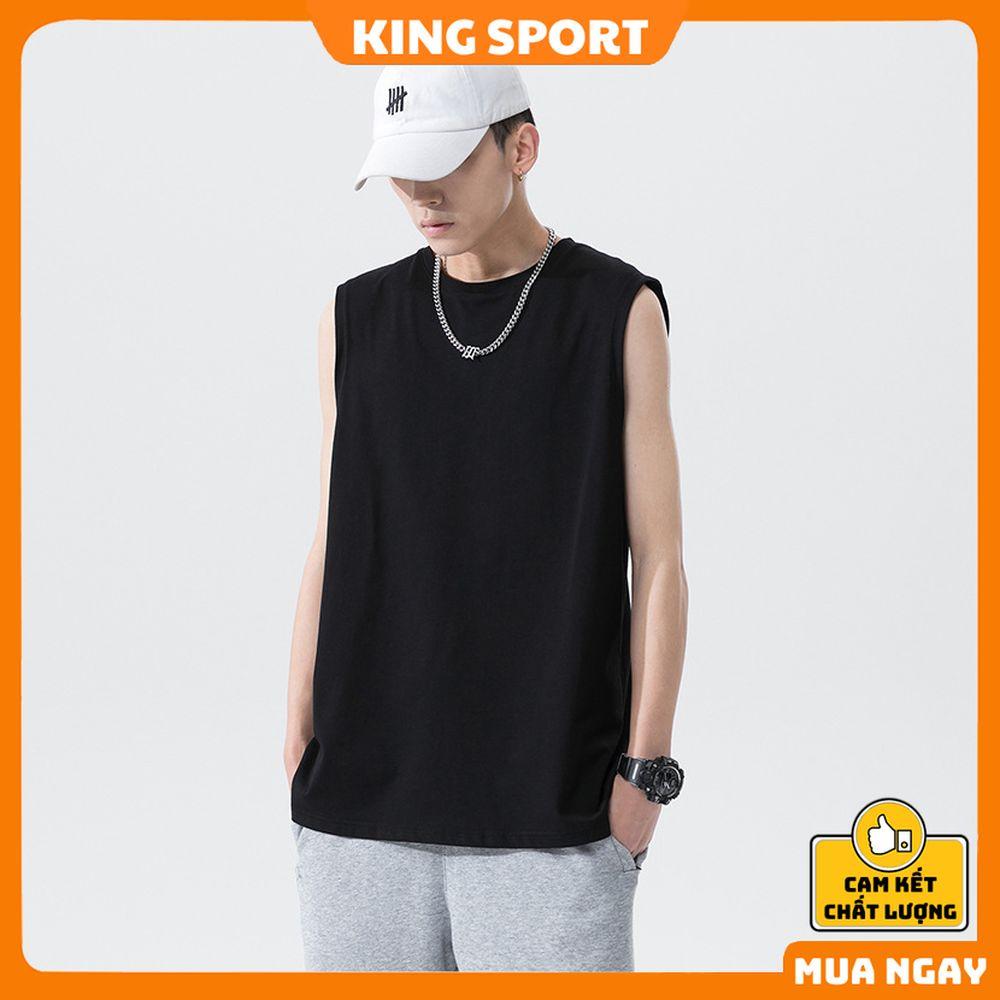 Áo ba lỗ nam nữ tanktop tập gym vải thun mềm mịn thoáng mát unisex form rộng đẹp hàn quốc BIBINO