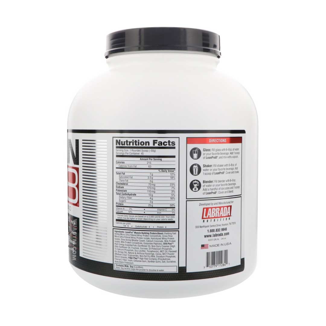 Combo Thực phẩm chức năng Lean Pro 8 (45 lần dùng), Nguồn protein cao cấp trải dài nuôi dưỡng cơ bắp liên tục - Kèm bình lắc 600ml (Màu ngẫu nhiên