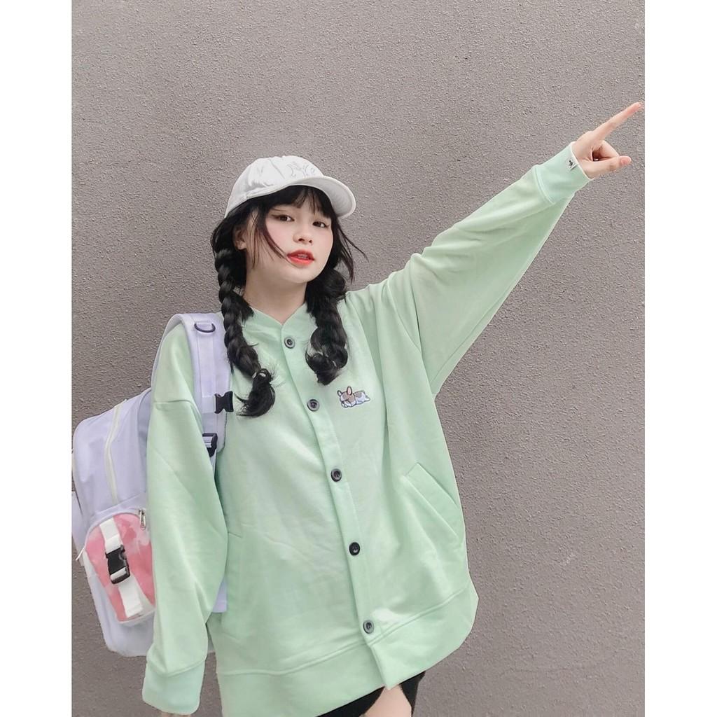 Áo Khoác Nỉ Bông Cardigan PUPPY LAZY 07.07 1hit_Unisex