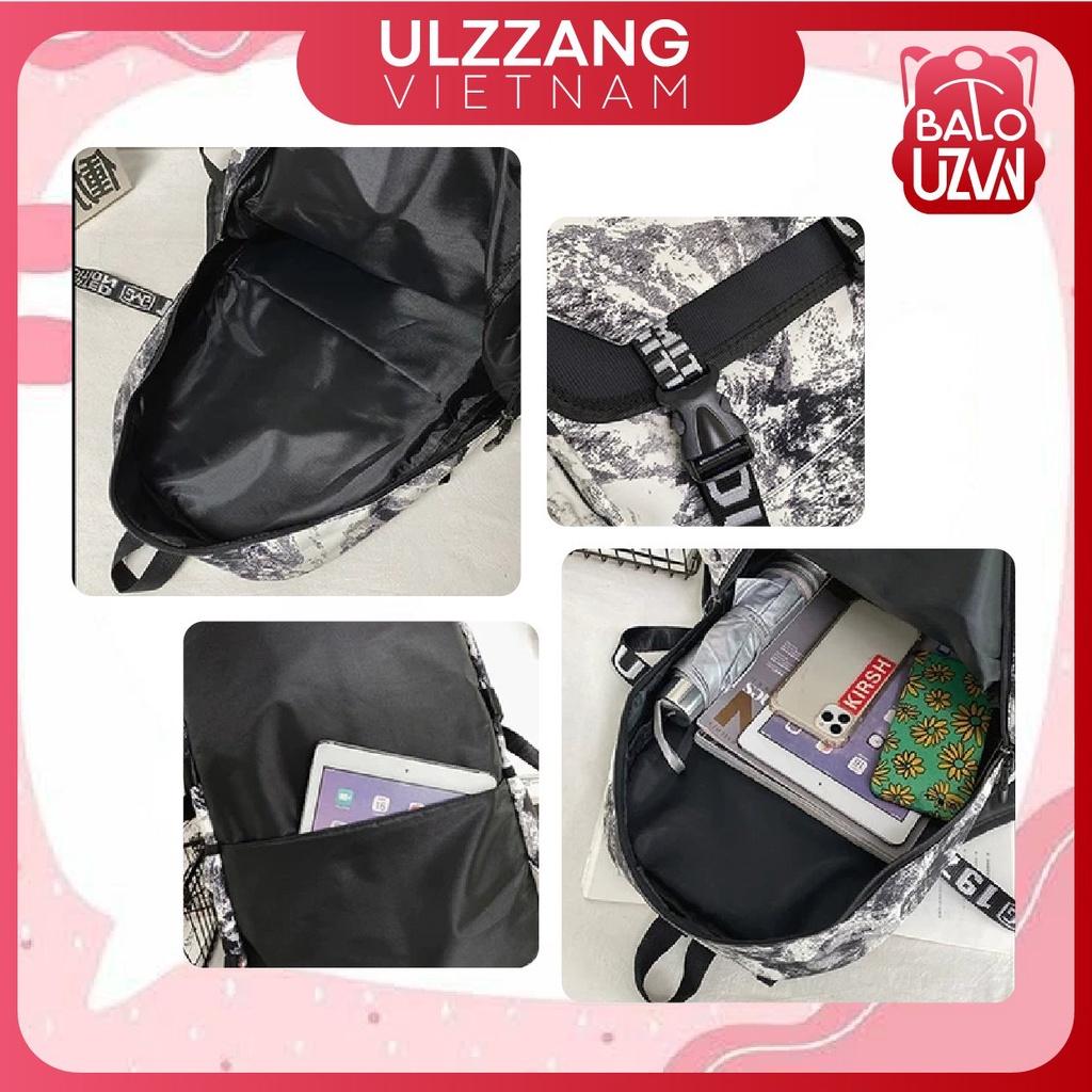 Balo đi học nam nữ ulzzang thời trang Hàn Quốc, cặp sách unisex đẹp đựng laptop hàng cao cấp